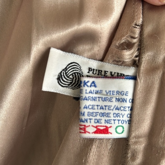 Vintage Grey Inuvik Hooded Zip Up Wool Coat Size 14 - Picture 5 of 14